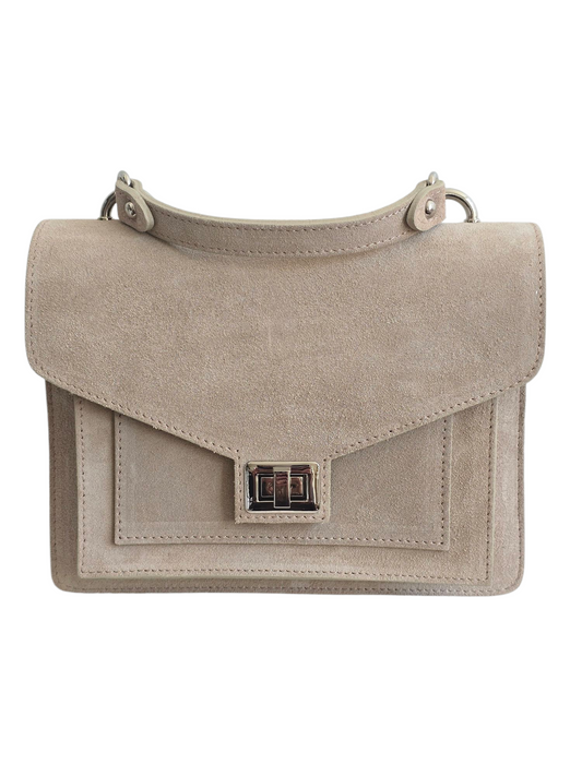 Umhängetasche aus Wildleder