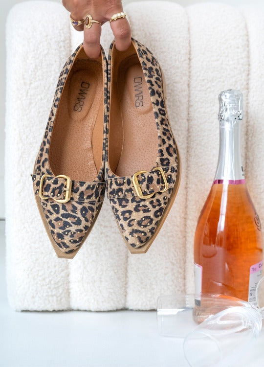 DWRS PORT VILA Leopard - Halbschuhe | Sand