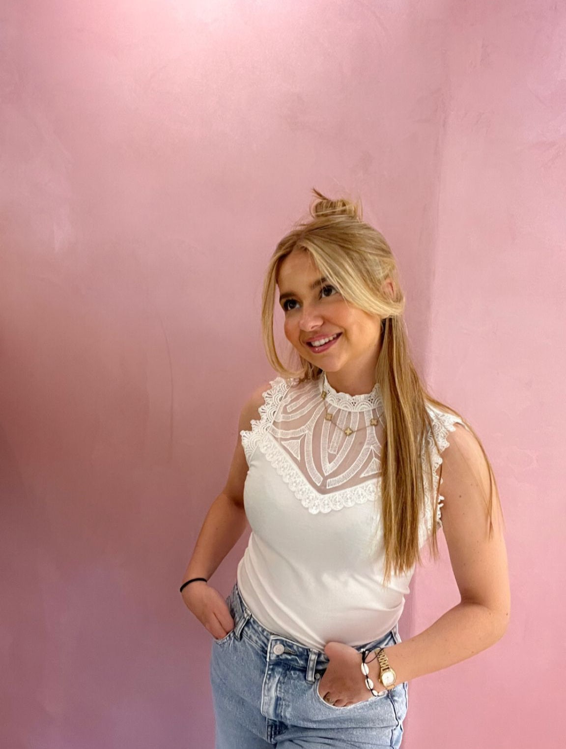 Elegance and Comfort Combined in a Timeless Lace Top