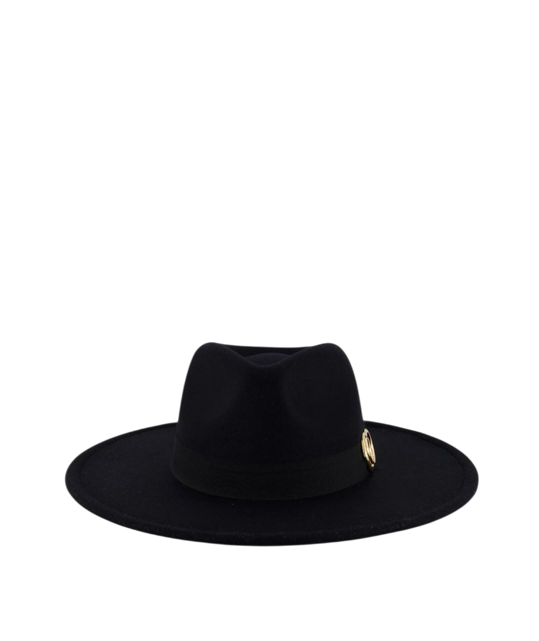 Luxe Fedora Hoed Zwart – Met Gouden Detail | Tijdloos & Elegant