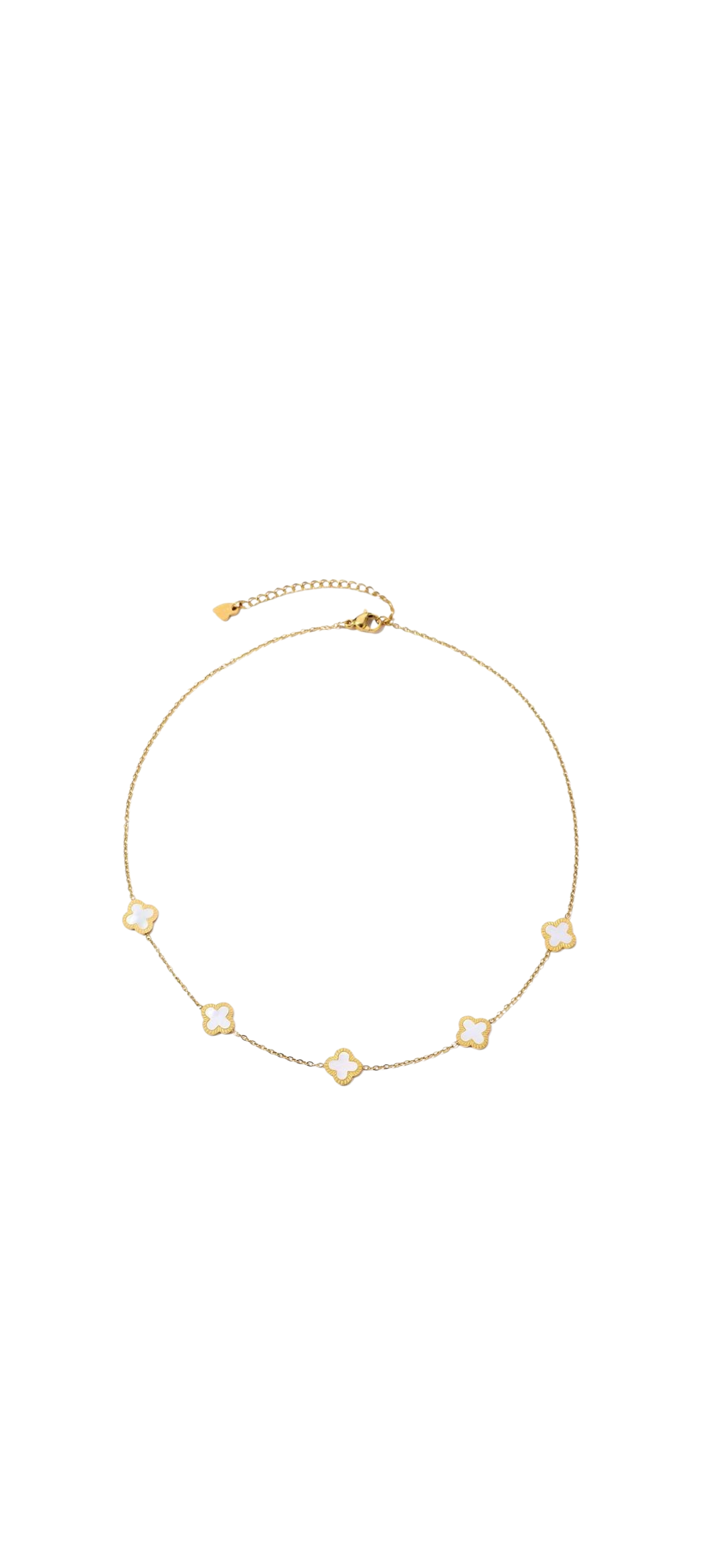 Sweet 7 – Golden Clover Necklace
