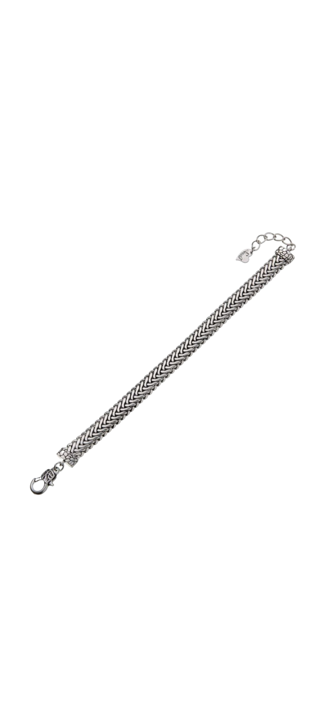 Sweet 7 – Zilverkleurige Gevlochten Armband Bold Weave