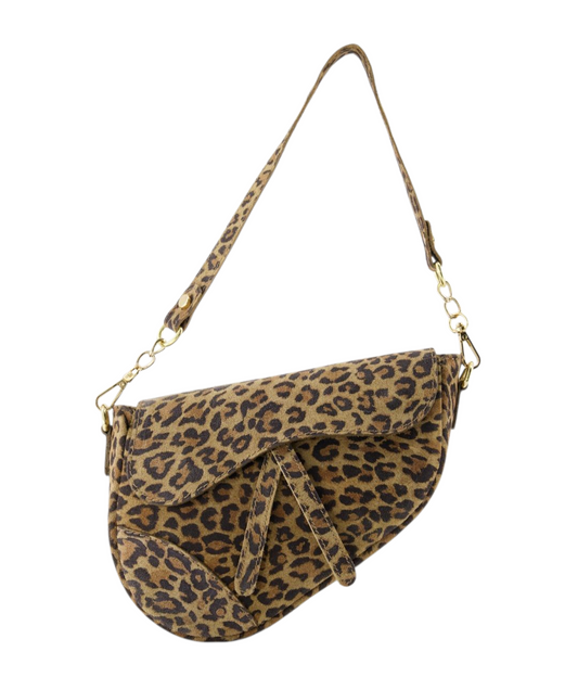 Suède Leopard Tas – Wild & Stylish