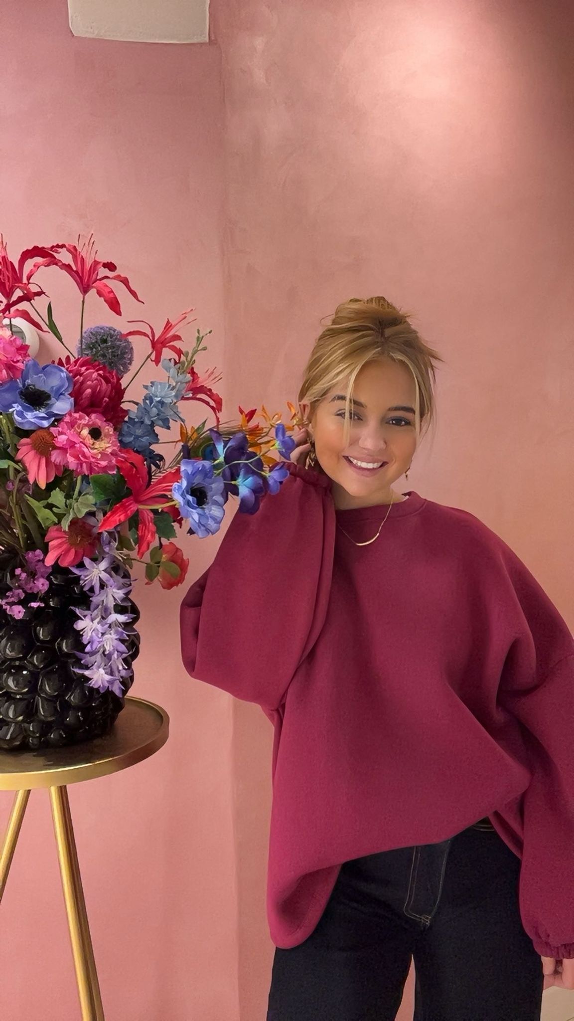 Bold Fuchsia Sweater – Say It Loud!