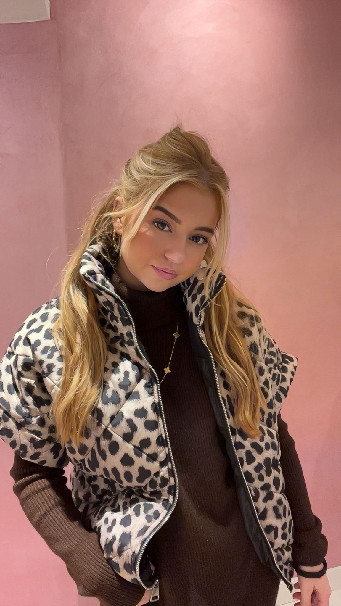 Leopard Gilet – Stoer & Chic in Eén