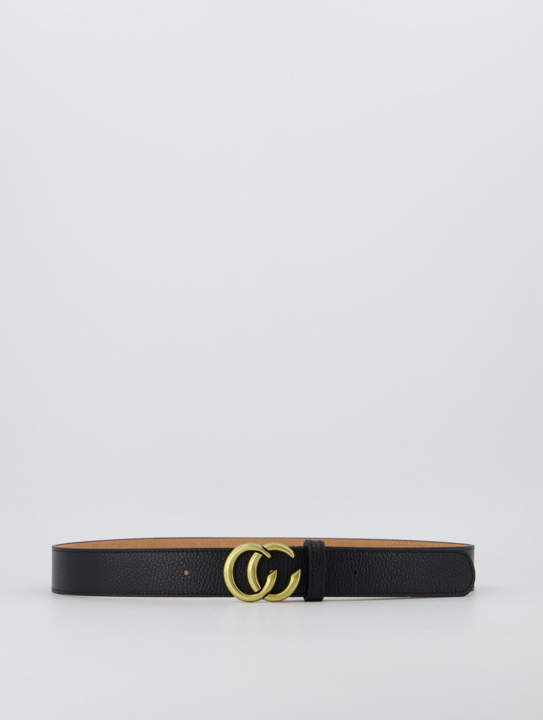 Leren riem met goudkleurige gesp – tijdloos & elegant