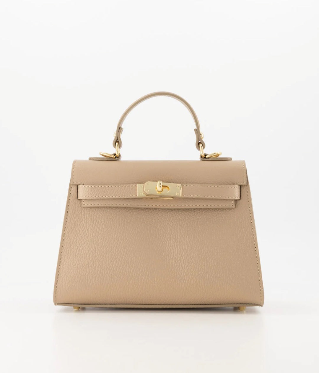 Elegante leren handtas met tijdloze klasse