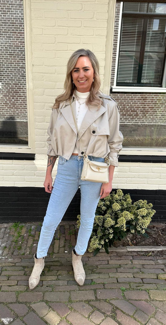 Skinny Jeans mit hoher Taille