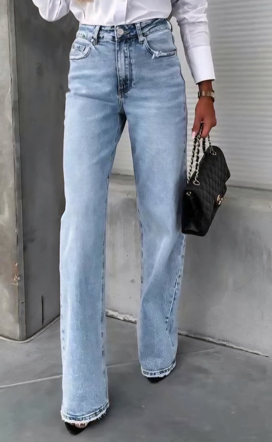 Highwaist Flared Jeans – Queen Hearts