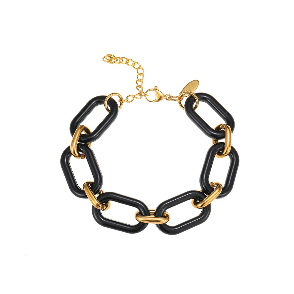 Armband luxe Retro Zwart