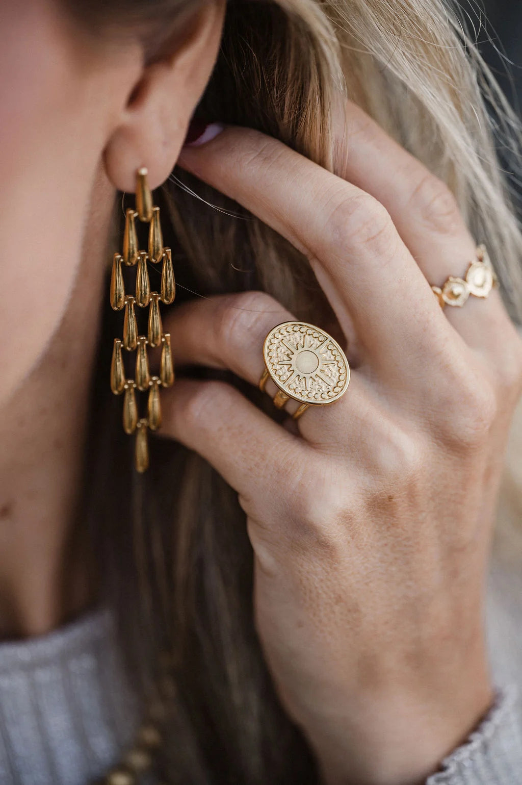 By Shir Oorbellen luxe luca