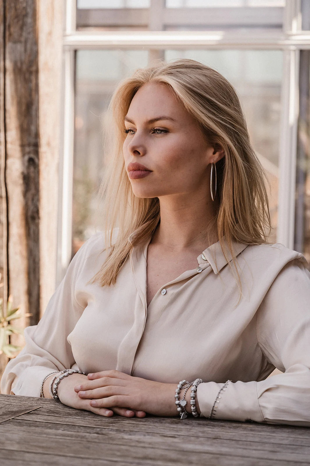 By Shir Oorbellen luxe Sanne