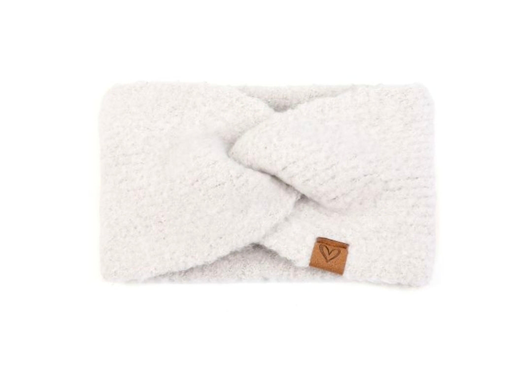 Gebreide Haarband – Beige
