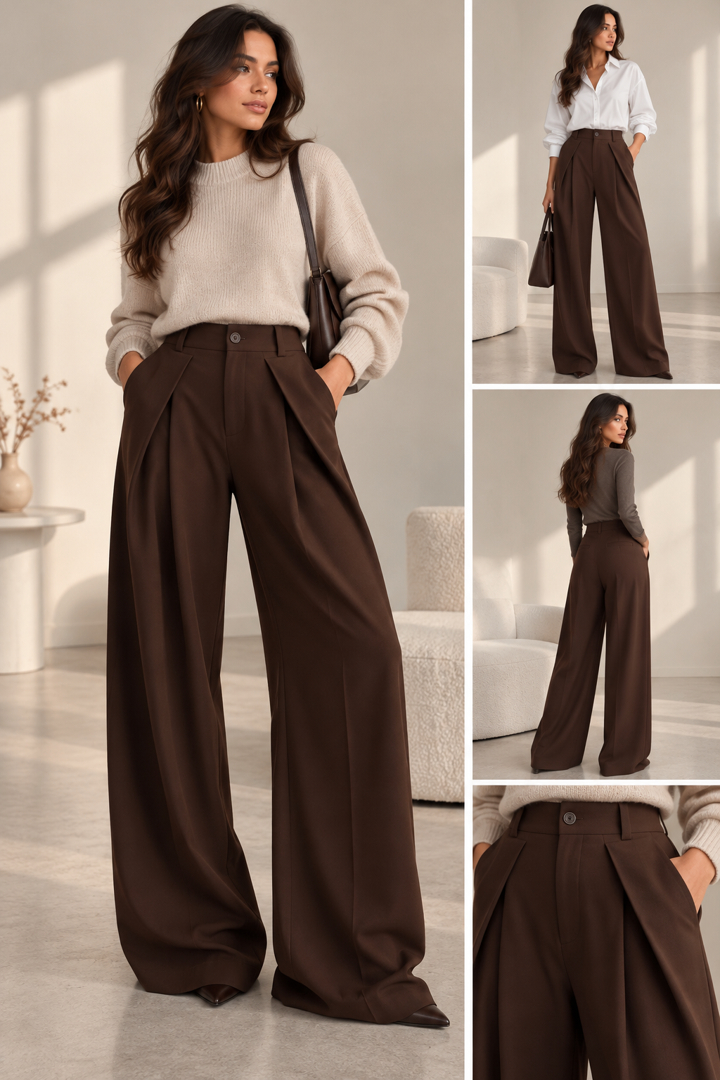 Ultimate Power Wide Leg Pantalon long fit