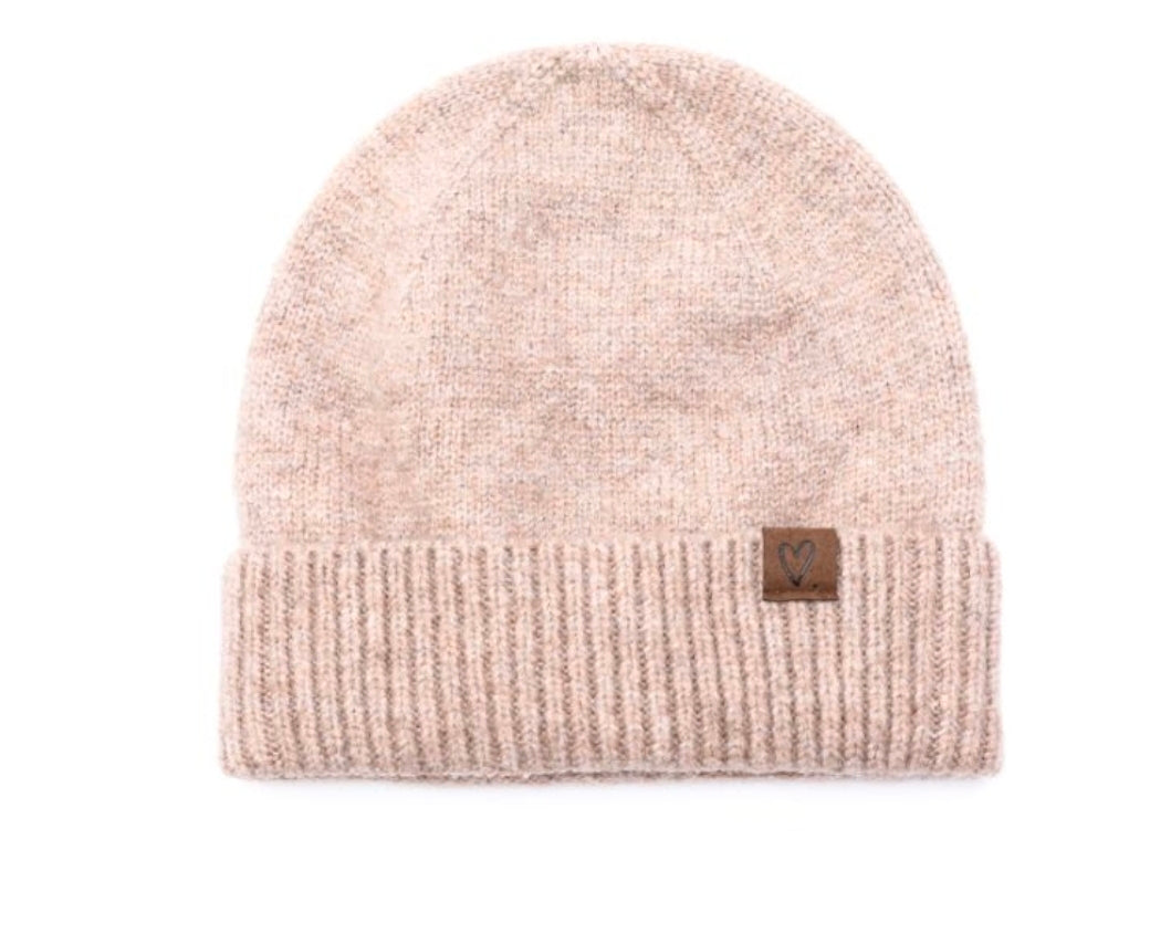 Gebreide Muts – Taupe| Zacht & Warm