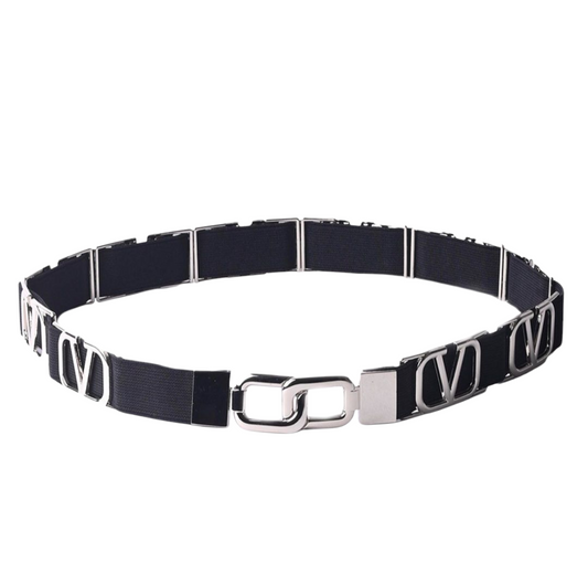 Waist belt silver