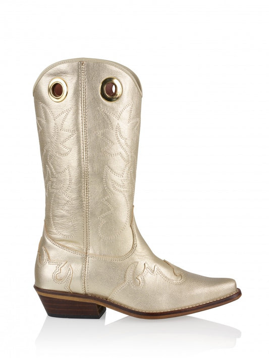 DWRS QUITO metallic - Westernlaarzen | Champagne