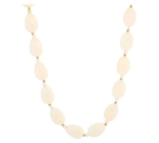 Ketting steen beige