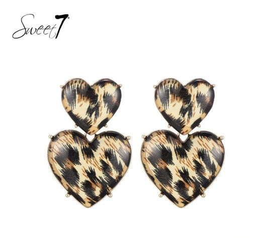 Wild at Heart – Statement Oorbellen met Panterprint