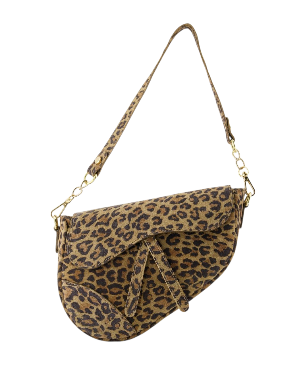 Suède Leopard Tas – Wild & Stylish