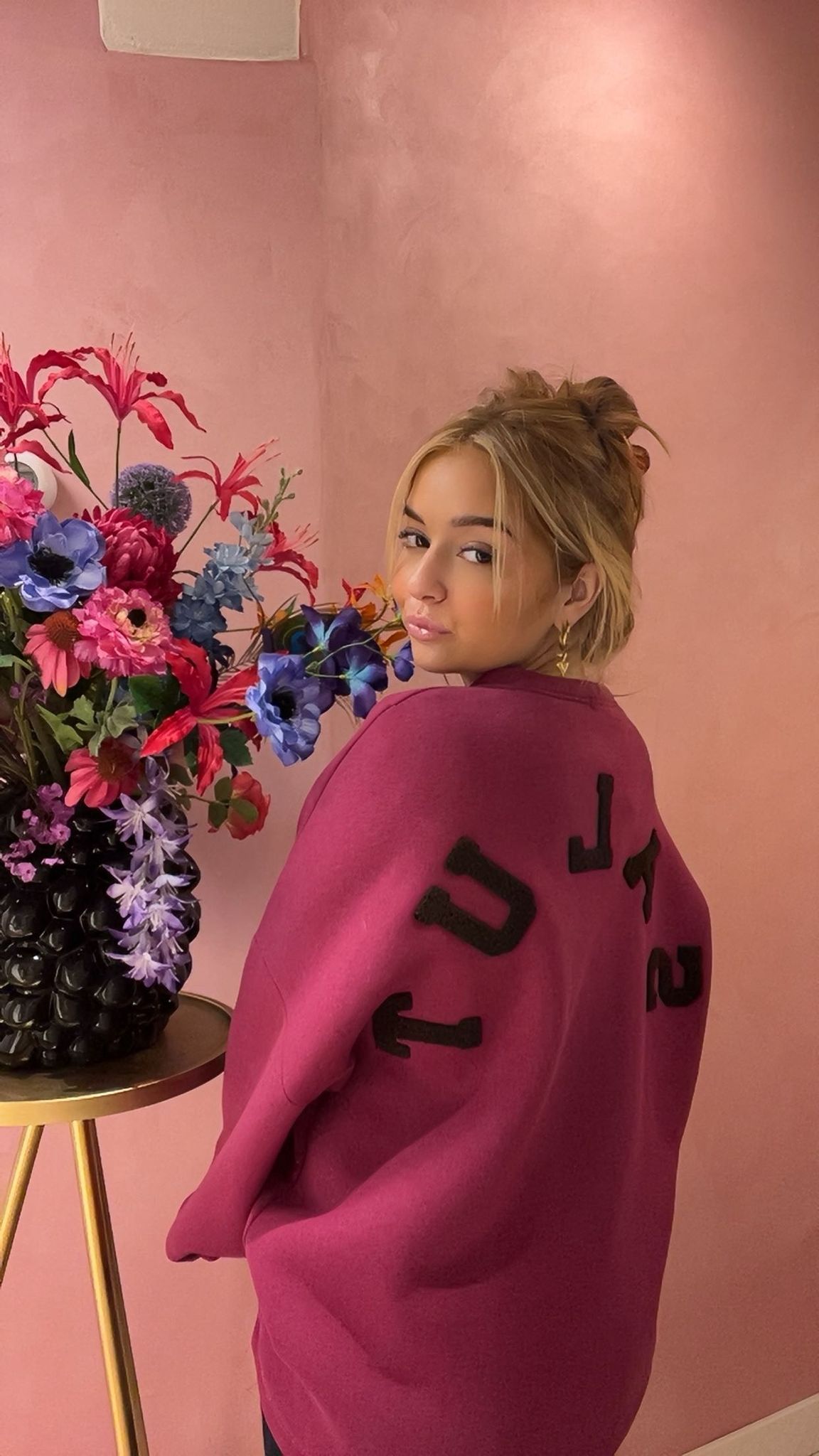 Bold Fuchsia Sweater – Say It Loud!