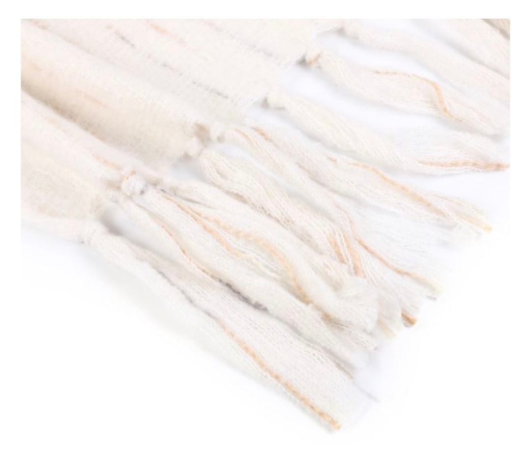 Zachte Sjaal – Cream Elegance