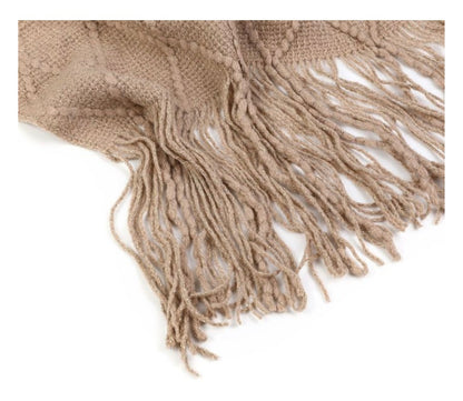 Gebreide Sjaal – Soft Taupe Charm