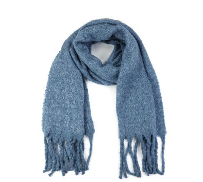 Zachte Sjaal – Denim Blue Dream