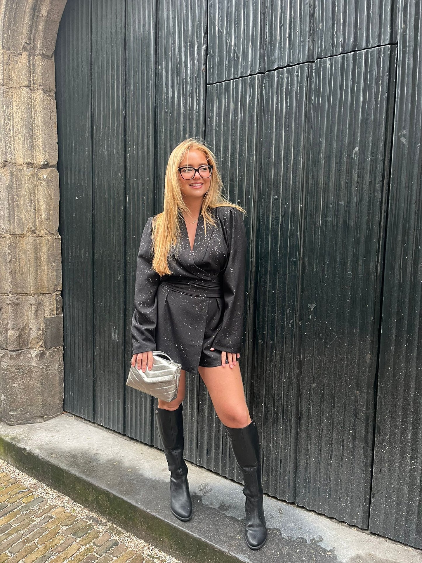 Black Sparkle Jumpsuit