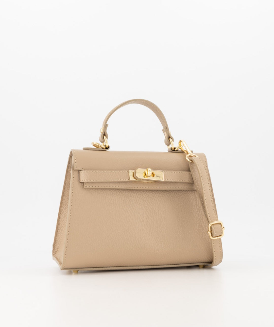 Elegante leren handtas met tijdloze klasse