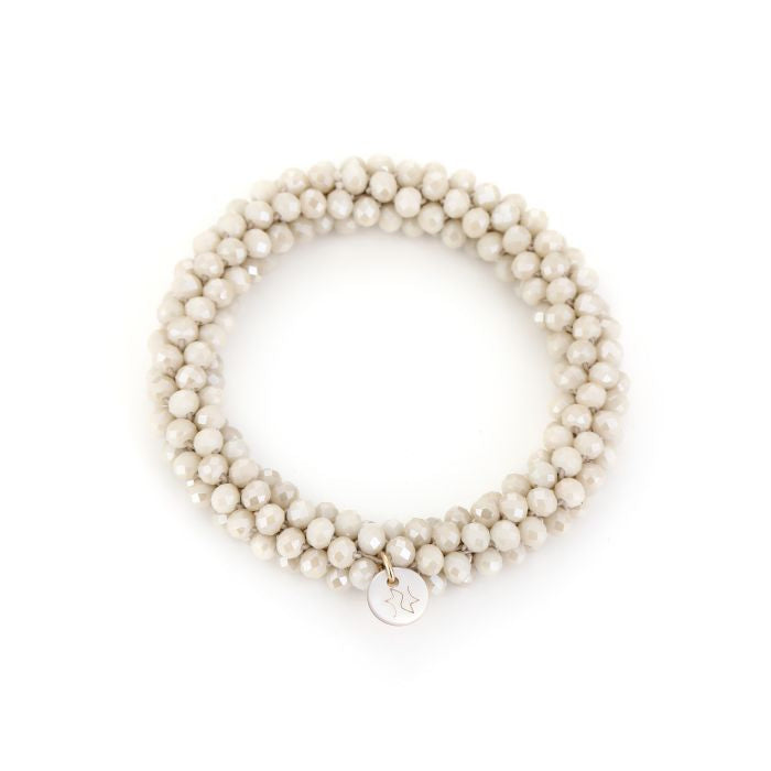 Tijdloze multi-row kralenarmband met verfijnde charme