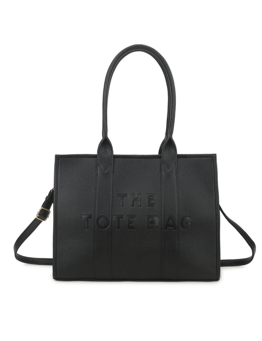 Chic Everyday Tote Bag – Zwart