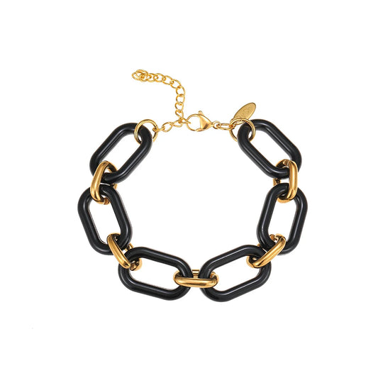 Armband luxe Retro Zwart