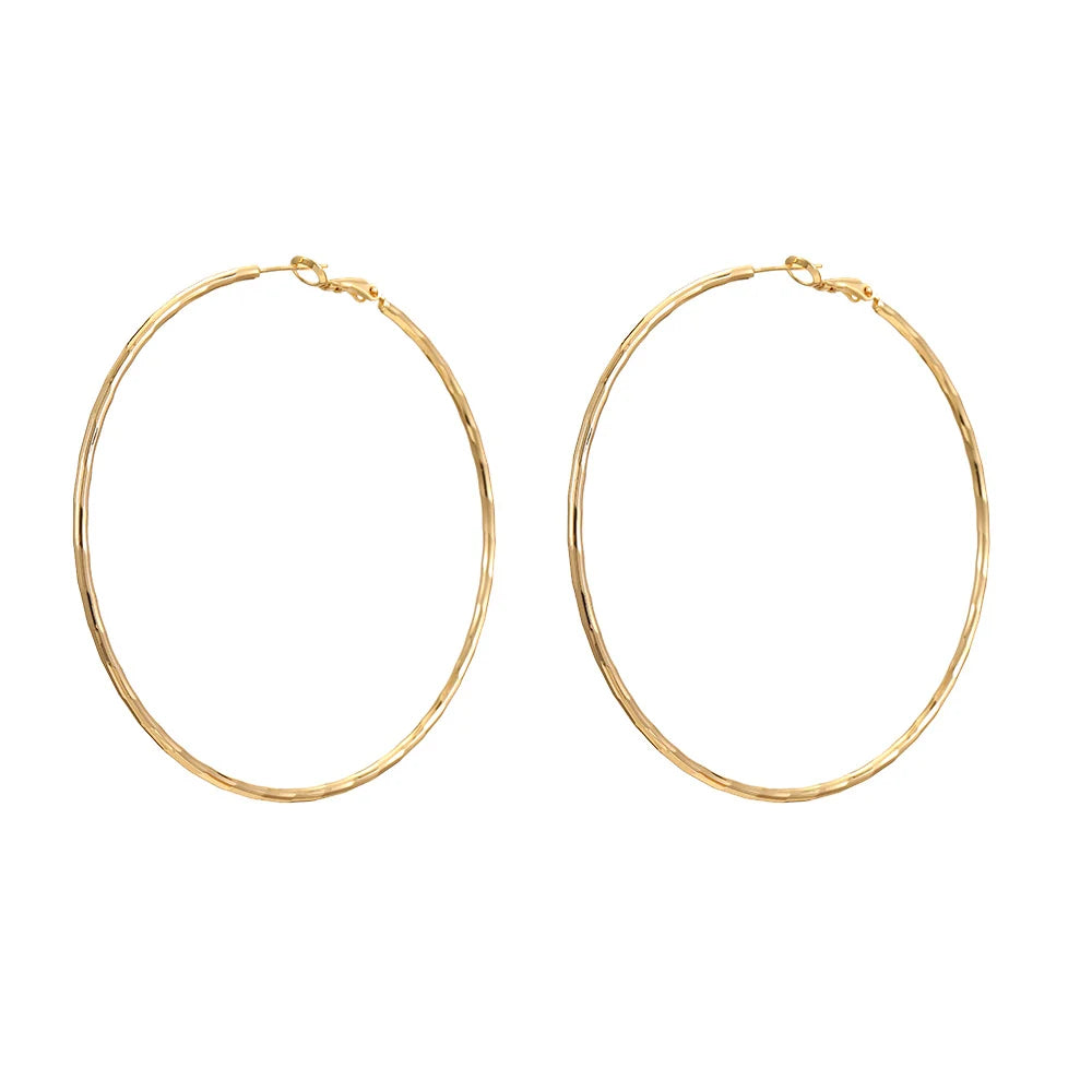 By Shir Oorbellen luxe Bamboo hoops