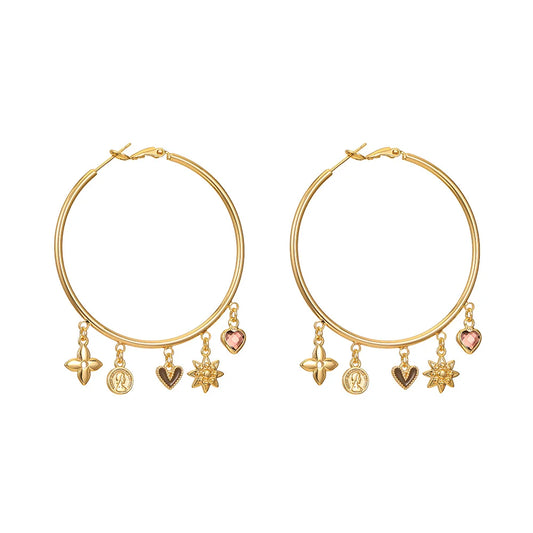 By Shir Oorbellen luxe Bowie Bruin