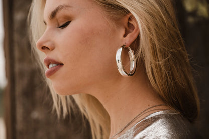 By Shir Oorbellen luxe chunky chanty L