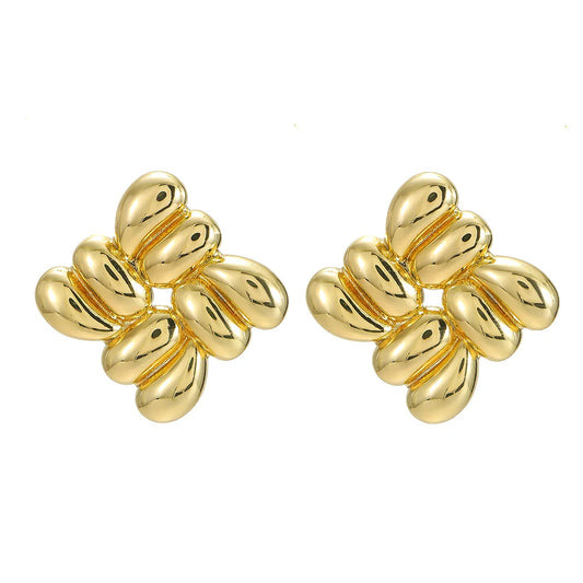 By Shir Oorbellen luxe Fleur