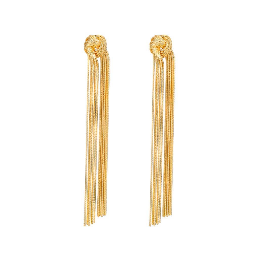 By Shir Oorbellen luxe knoop sparkle