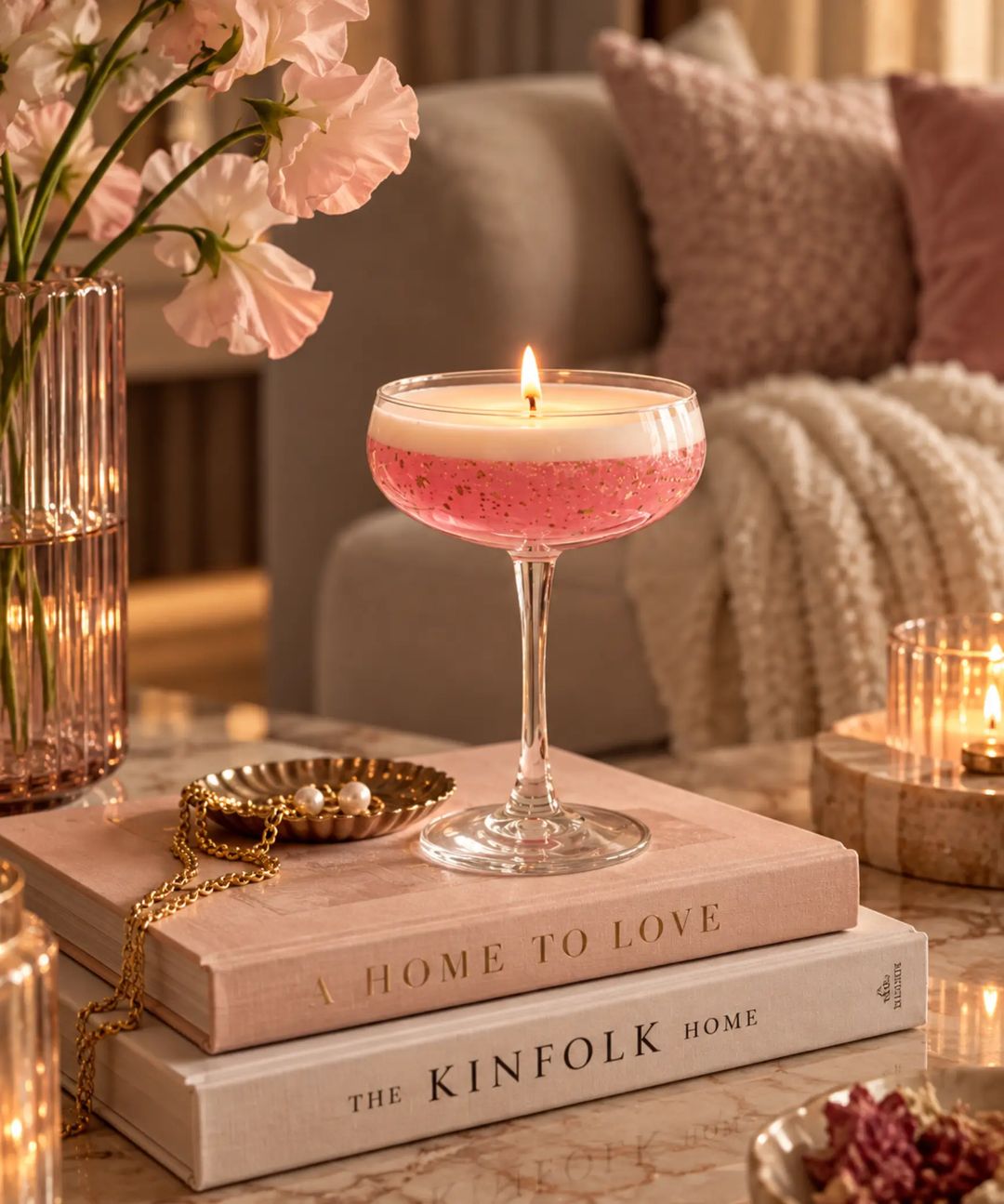 ROSÉ CHAMPAGNE KAARS – EEN GLAS VOL GLAMOUR
