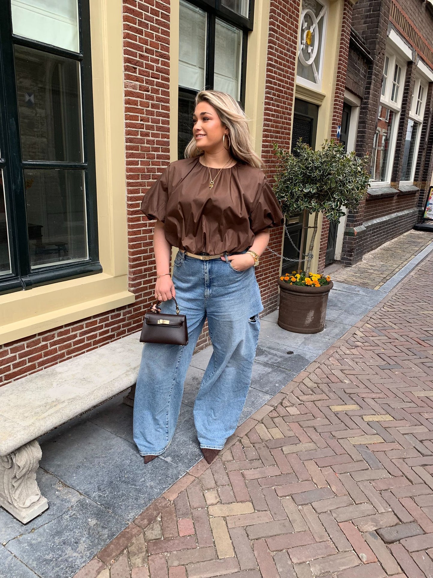 Chocolate Puff Top