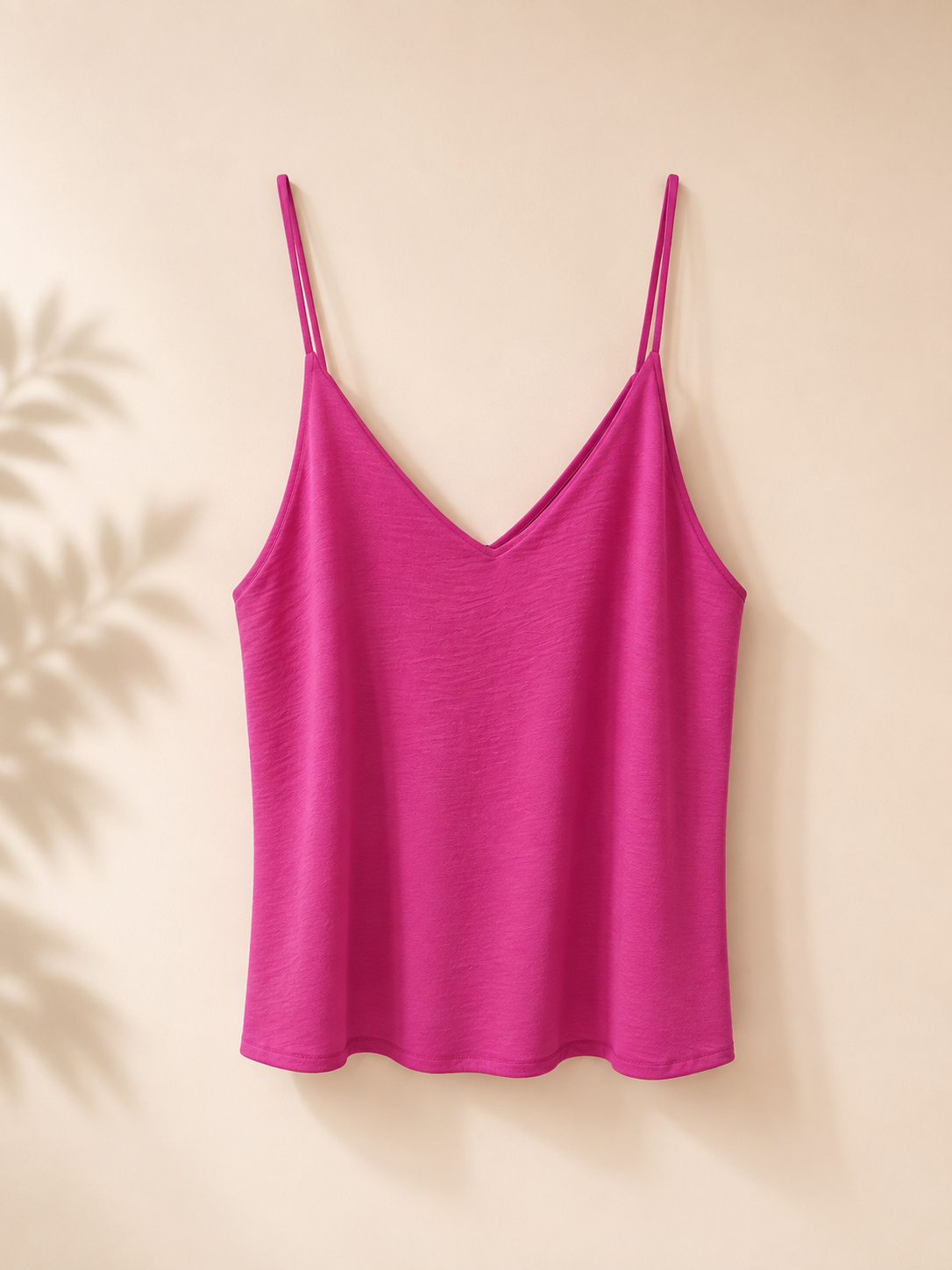 Essential Double Layer Top – Fuchsia