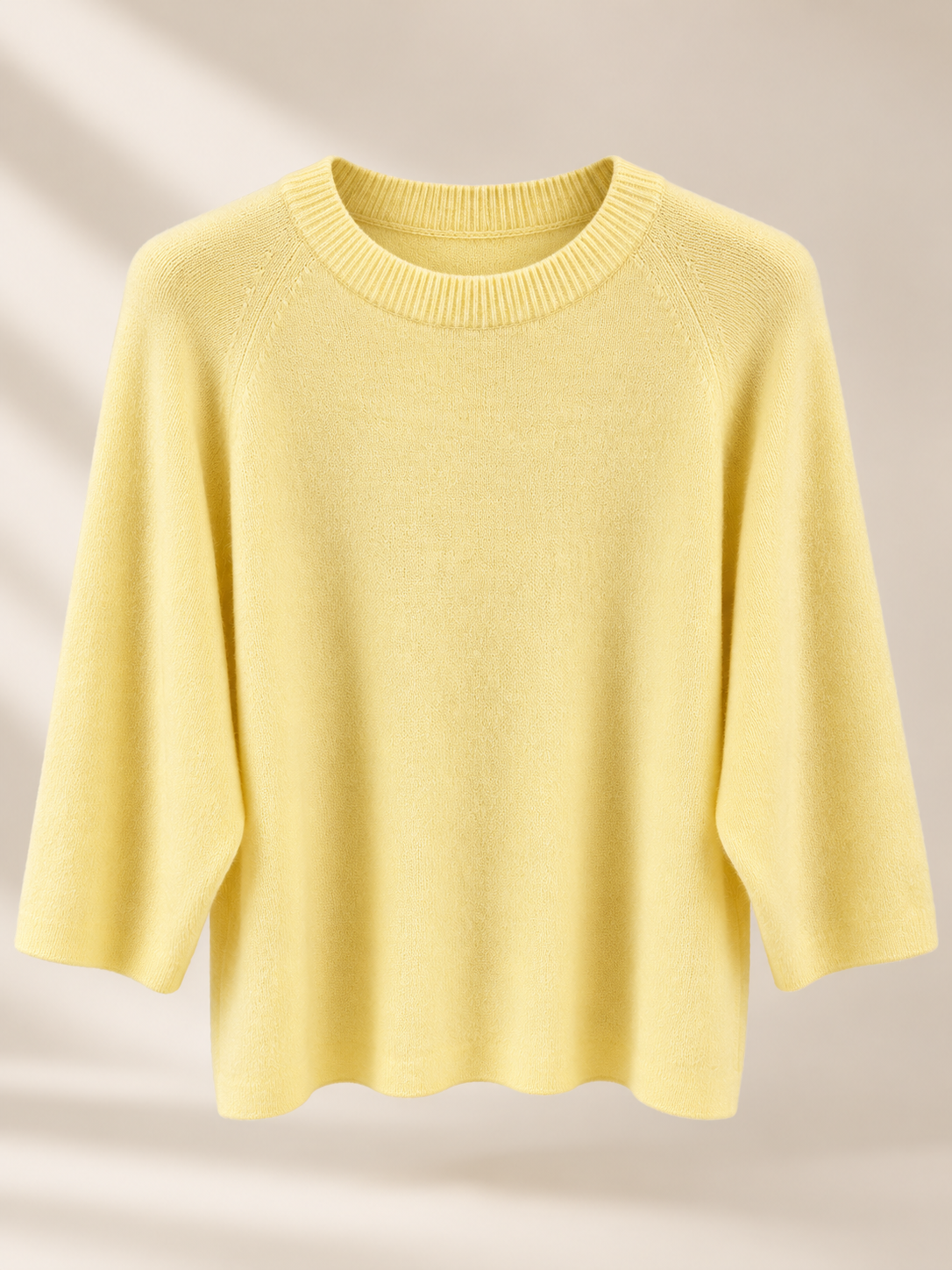 Zachtgele Oversized Trui – One Size