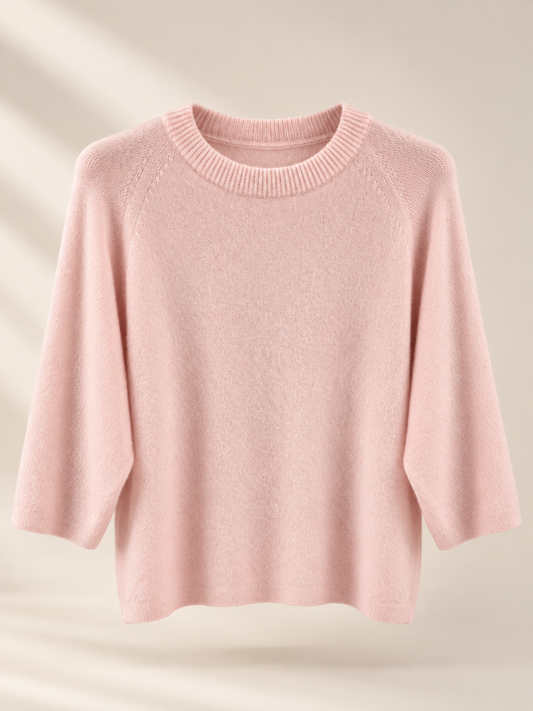 Zachtroze Oversized Trui – One Size