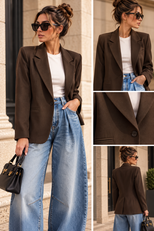THE POWER BLAZER – COFFEE