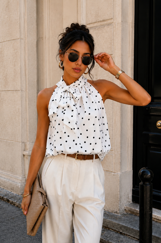 Elegant Polkadot Striktop