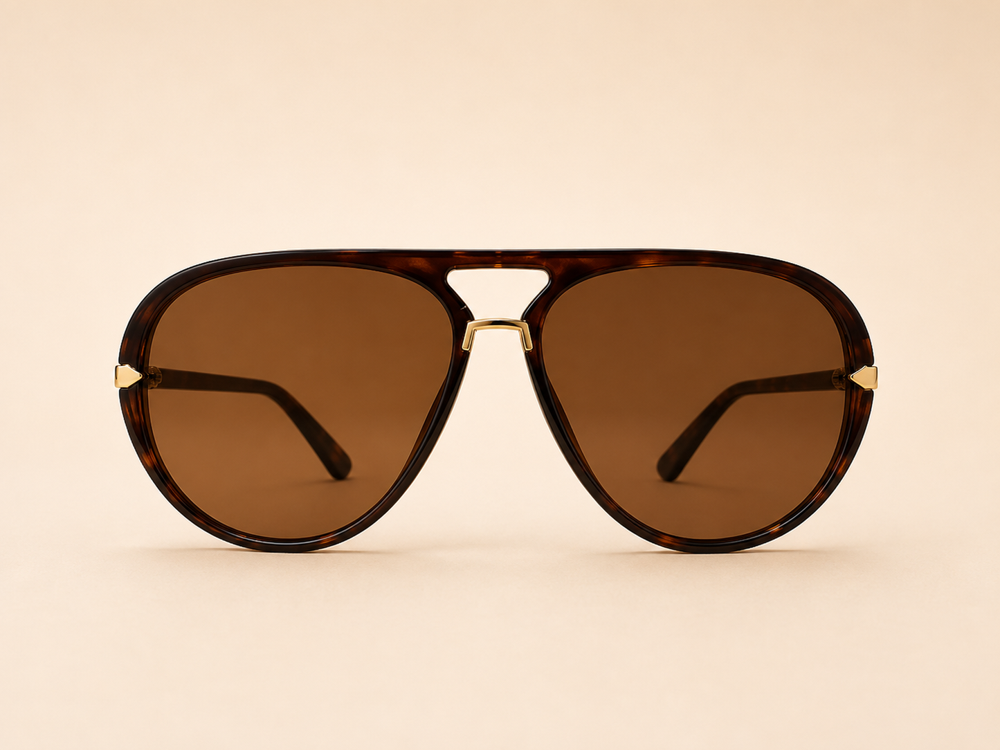 Zonnebril Aviator Bruin