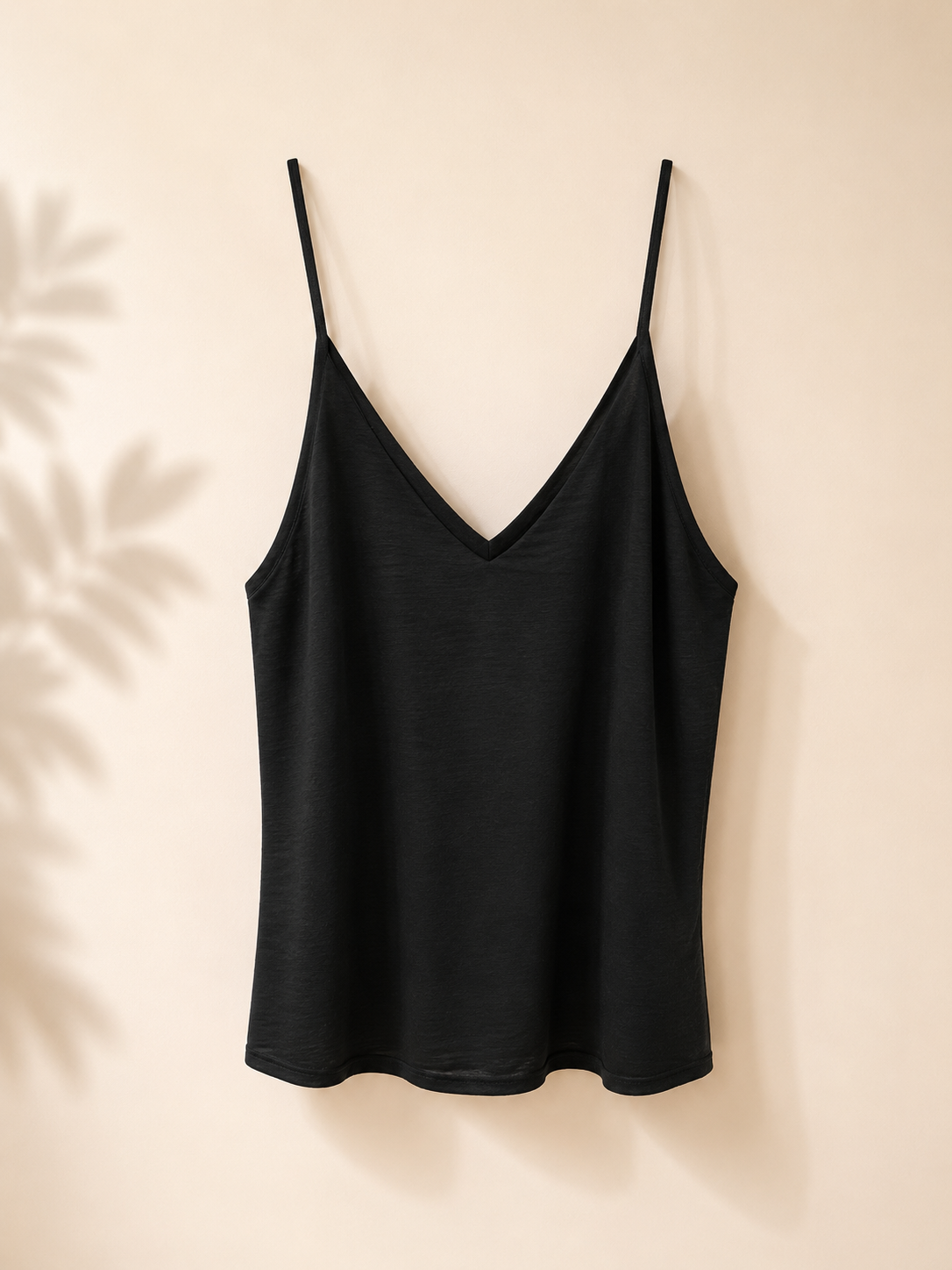 Essential Double Layer Top – Zwart