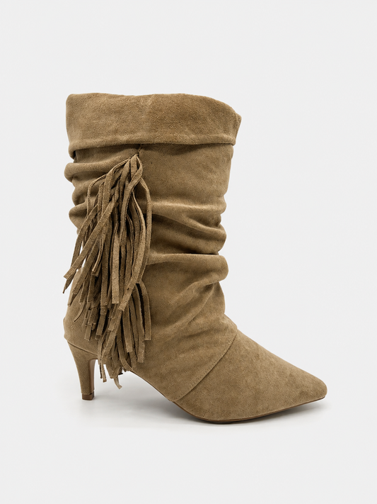 Boho Fringe Boots