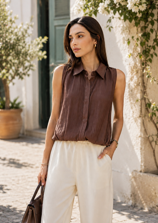Milano Satin Blouse